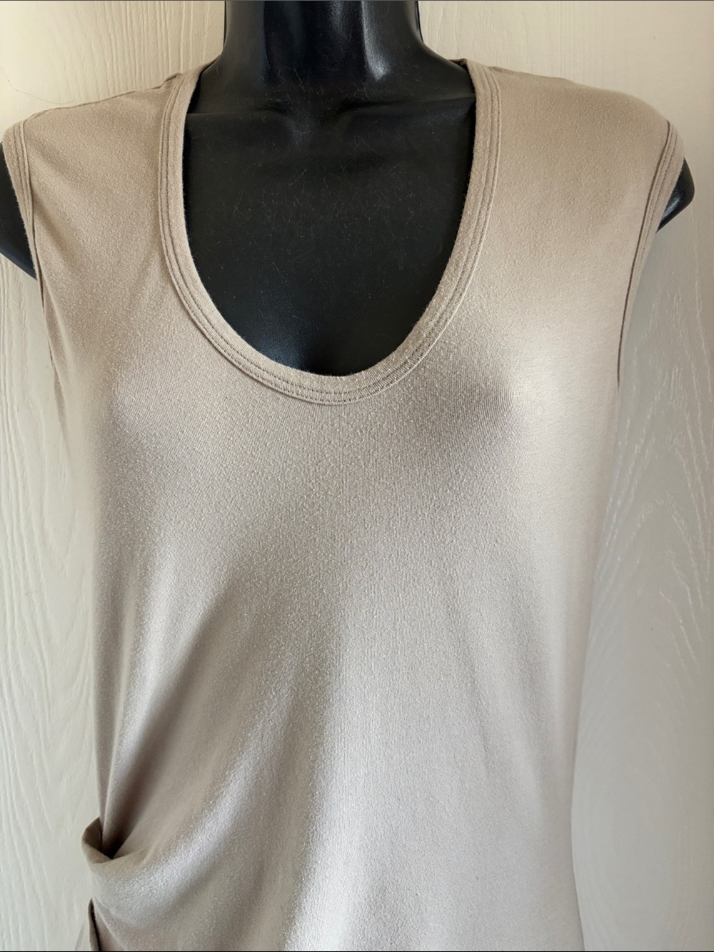 James Perse Side Ruched Tank Dress - Picture 2 of 9